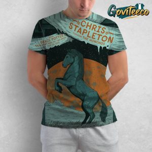 Chris Stapleton Of The Honchos With Grace Potter Concert Poster At UBS Arena Belmont Park on July 23rd 2025 All Over Print T-Shirt