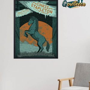Chris Stapleton Of The Honchos With Grace Potter Concert Poster At UBS Arena Belmont Park on July 23rd 2025 Home Decor Poster Canvas