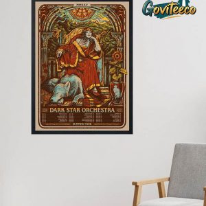 Dark Star Orchestra Sumer Tour 2025 July And August Schedule Home Decor Poster Canvas