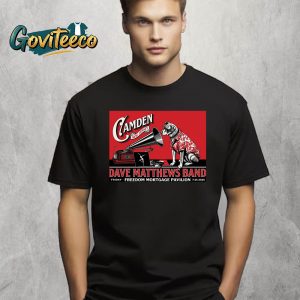 Dave Matthews Band Camden New Jersey Freedom Mortgage Pavilion July 25th 2025  T-Shirt