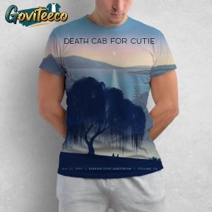 Death Cab For Cutie Crooked Teeth At Redding Civic Auditorium California On July 25th 2025 All Over Print T-Shirt