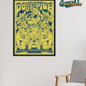 Dogs In A Pile Band Rock Show At Dillon Amphitheater On July 28th 2025 Home Decor Poster Canvas