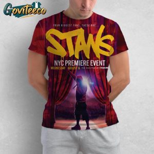 Eminem Stans NYC Premiere Event At The Rooftop Pier 17 On August 6th 2025 All Over Print T-Shirt