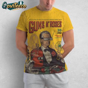 Guns N Roses At Open Air Luxembourg City On July 28th 2025 All Over Print T-Shirt