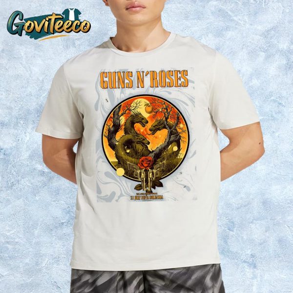 Guns N Roses Sofia Bulgaria 2025 World Tour Summer Poster At Vasil Levski National Stadium On July 21 2025 Unisex T-Shirt