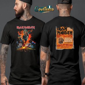 Iron Maiden Run For Your Lives Tour Arnhem Netherlands On July 23rd 2025 Two Sided T-Shirt