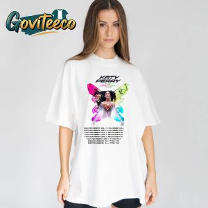 Katy Perry The Lifetimes Tour Schedule November And December 2025 T-Shirt