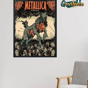 Metalica Bleeding Me Celebrating Release Of Load Remastered Art By WolfSkullJack Home Decor Poster T-Shirt