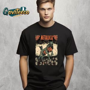 Metalica Bleeding Me Celebrating Release Of Load Remastered Art By WolfSkullJack T-Shirt