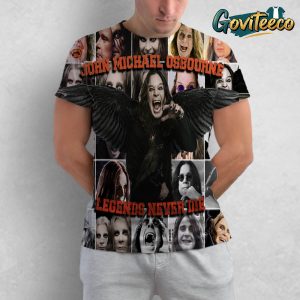 Ozzy Osbourne Prince Of Darkness RIP In July 22nd 2025 All Over Print T-Shirt