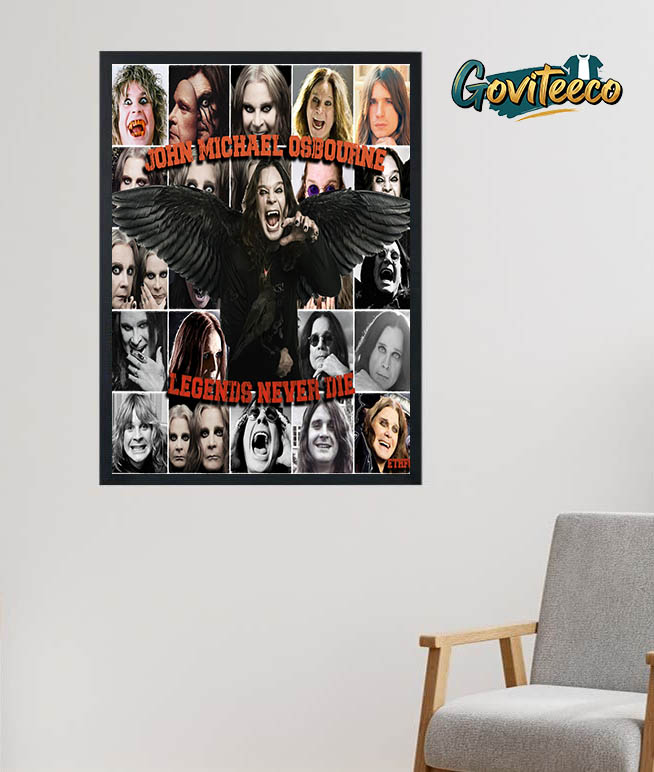 Ozzy Osbourne Prince Of Darkness RIP In July 22nd 2025 Home Decor Poster Canvas Ozzy Osbourne Prince Of Darkness RIP In July 22nd 2025 Home Decor Poster Canvas
