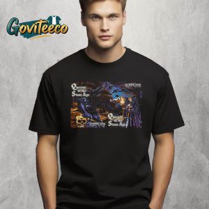 Qeens Of The Stone Age Night Two At SRC Šalata Zagreb Croatia Combine Posster On July 22rd and 23nd 2025 T-Shirt