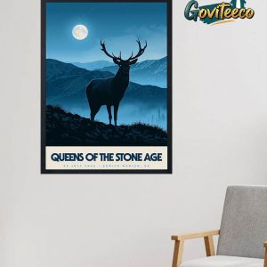 Queens Of The Stone Age The End Is Nero Tour Zenith Munich July 25th 2025 Home Decor Poster Canvas