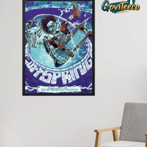 The Offspring Supercharged Worldwide North American Tour Poster Budweiser Stage Toronto On July 23rd 2025 Home Decor Poster Canvas