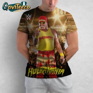 WWE Hulk Hogan Hulkamania World Champion All Over Print T-Shirt
