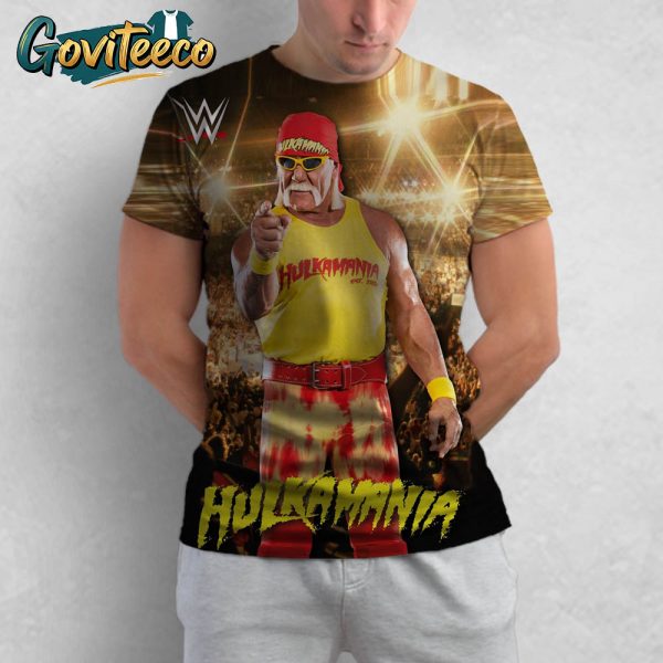 WWE Hulk Hogan Hulkamania World Champion All Over Print T-Shirt