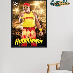 WWE Hulk Hogan Hulkamania World Champion Home Decor Poster Canvas