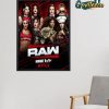 WWE Raw On Netflix Star Studded 8 Woman Monday 2025 Home Decor Poster Canvas